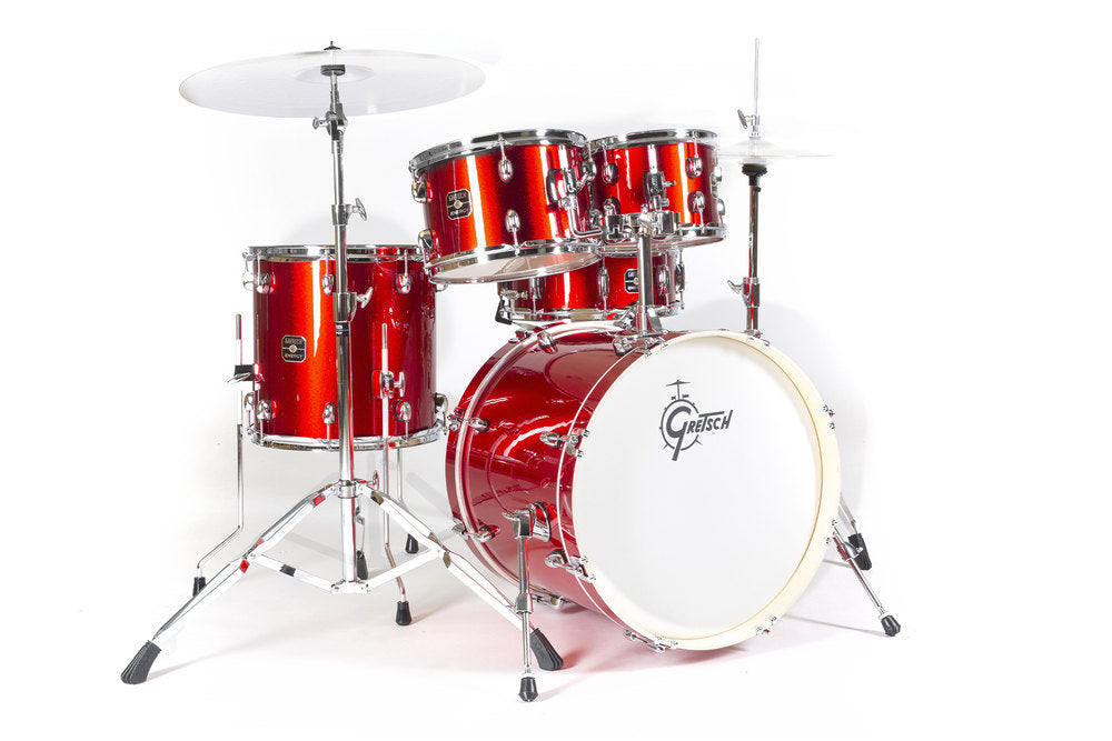 Gretsch Energy trommesett 20", Red, uten cymbaler, 4 deler hardware