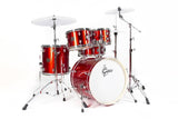 Gretsch Energy trommesett 20", Rød, uten cymbaler, 5 deler hardware
