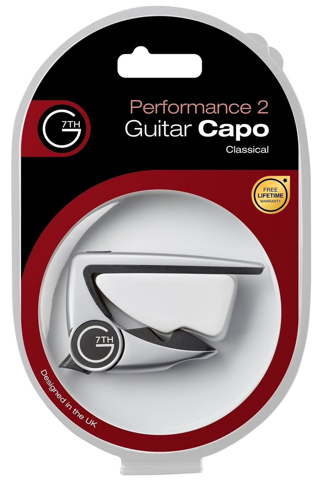 G7th Capo Performance - Classic Gitarer, sølv (C53013)