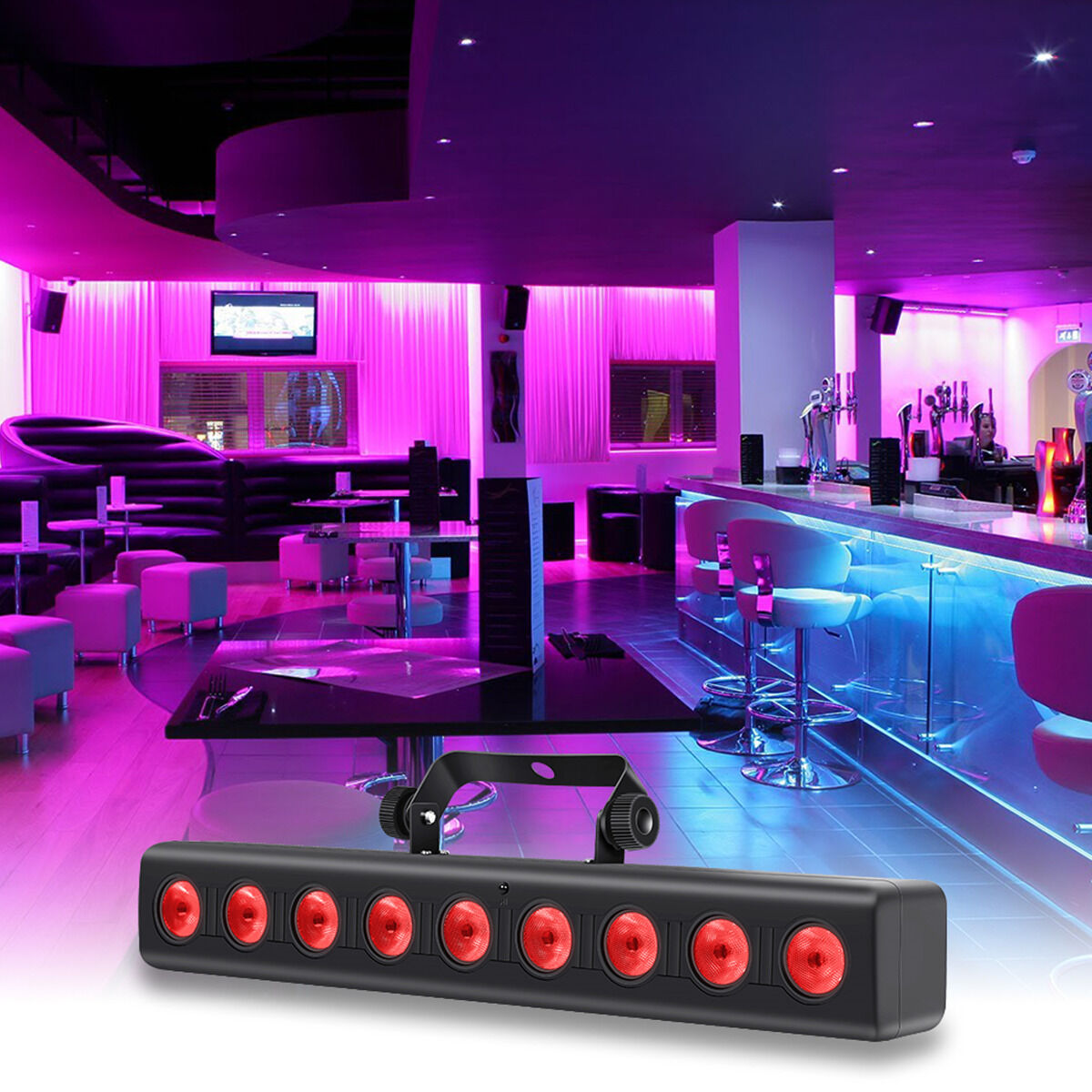 LIGHT4ME Deco Bar 8 RGBW LED wall washer