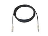 Jack-kabel 3,5 mm minijack stereo hann til 3,5 mm minijack stereo hunn - 3 meter