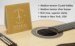 Augustine strenger for klassisk gitar Imperial Crystal Nylon medium - Sett Imperial Red (medium/medium)