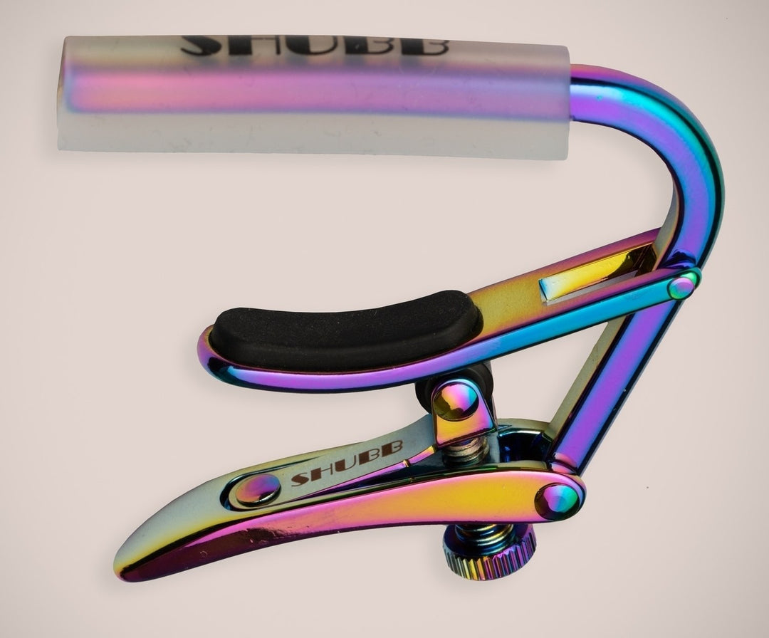 Shubb capo Standard Capo - Akustisk paua-perlemor (C1P)