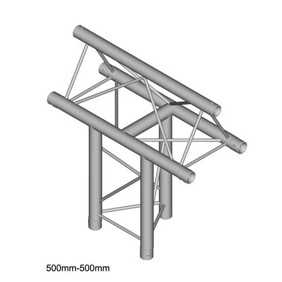DuraTruss DT 23-T37V 3-veis vertikal T-stykke opp