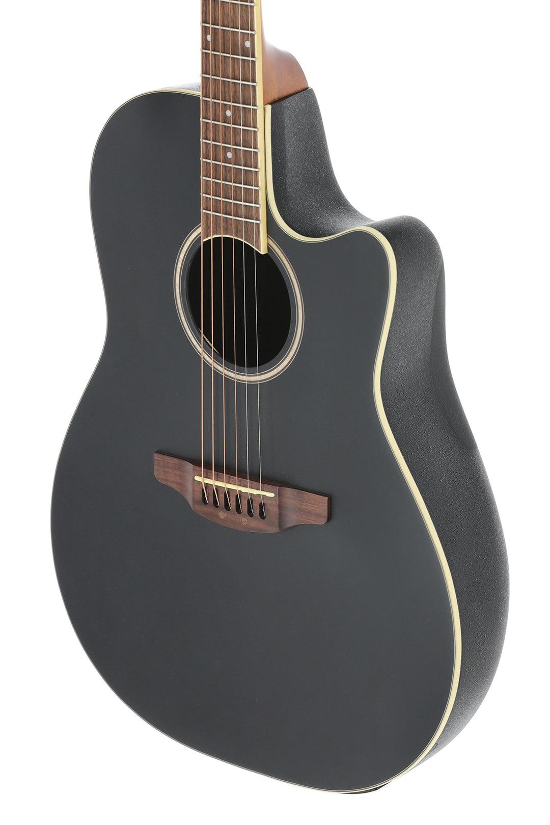 Applause E-akustisk Gitarer AB24II CS Mid Cutaway - Svart sateng (AB24-5S)