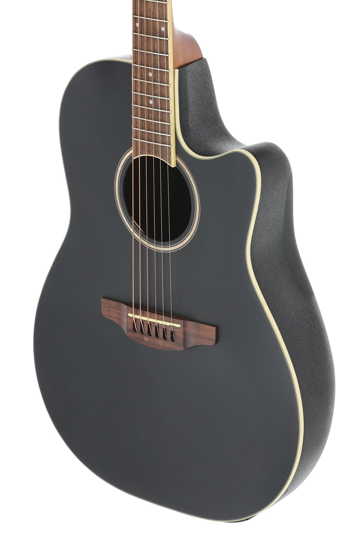 Applause E-akustisk Gitarer AB24II CS Mid Cutaway - Svart sateng (AB24-5S)