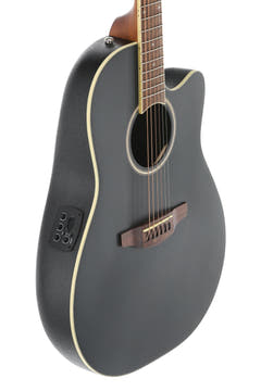 Applause E-akustisk Gitarer AB24II CS Mid Cutaway - Svart sateng (AB24-5S)