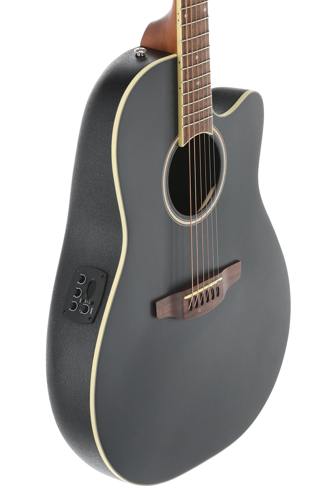 Applause E-akustisk Gitarer AB24II CS Mid Cutaway - Svart sateng (AB24-5S)