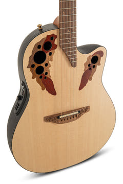 Ovation E-akustisk Gitarer Pro Series Elite USA - Natural Satin (1768-4S-G)