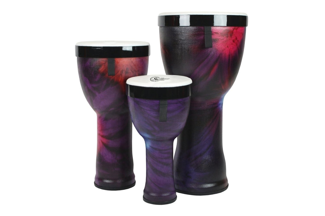 Toca Nesting Drums Djembe Freestyle II – sett med 3 deler (TSSND-3PCWP-FP)