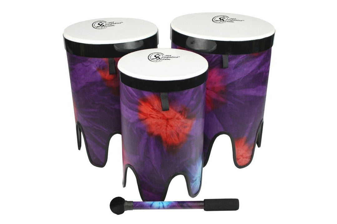 Toca Nesting Drums Tom Tom Freestyle II - Set med 3 deler (TSSNT-3PCWP-FDP)