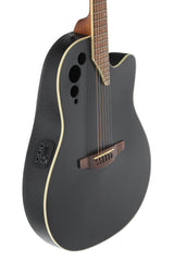 Applause E-akustisk Gitarer AE44II Mid Cutaway - Svart satin (AE44-5S)