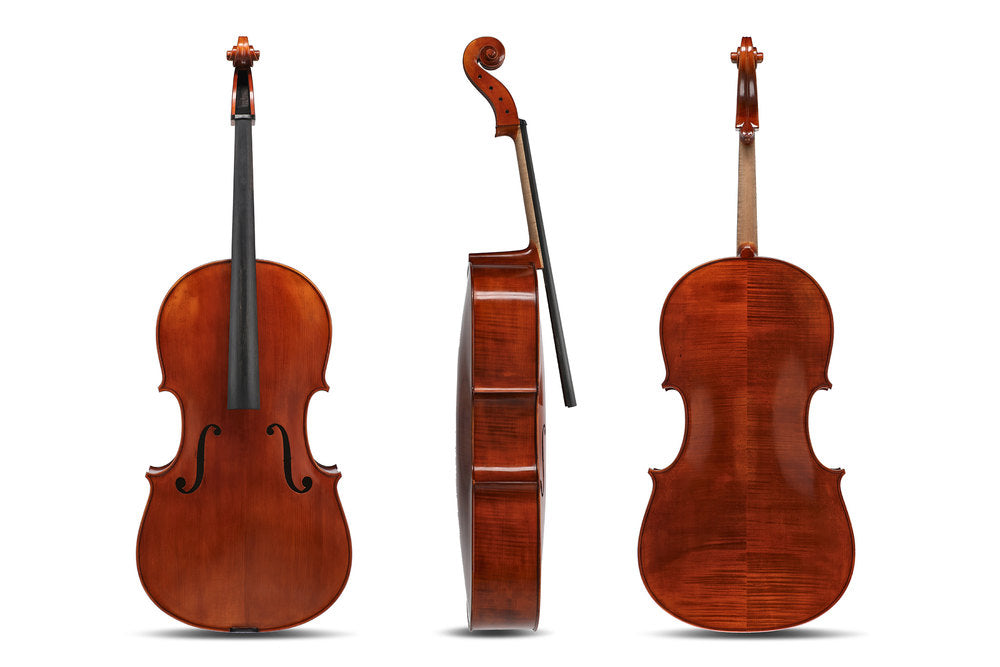 GEWA Europa Maestro cello 4/4, maroon spritlakk
