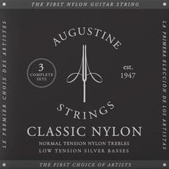 Augustine strenger for klassisk gitar Classic Label - 3 x sett Classic Black (normal/lav)