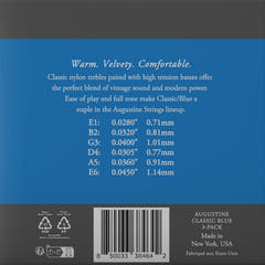Augustine strenger for klassisk gitar Classic Label - 3 x sett Classic Blue (normal/high)