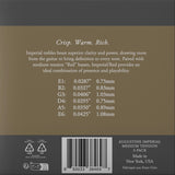 Augustine strenger til klassisk Gitarer Imperial Crystal Nylon medium - 3 x sett Imperial Red (medium/medium)