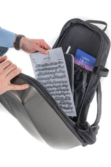 GEWA ryggsekk for Fioliner-etui Space Bag - Titanium 4/4 - 3/4 (33 x 67 (med bueetui 79 ) x 19 cm)