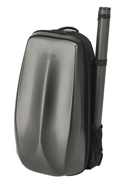 GEWA ryggsekk for Fioliner-etui Space Bag - Titanium 1/2 - 1/4 (33 x 63 (med bueetui 66 ) x 19 cm)