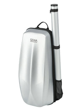 GEWA ryggsekk for Fioliner-etui Space Bag - Silver 4/4 - 3/4 (33 x 67 (med bueetui 79 ) x 19 cm)