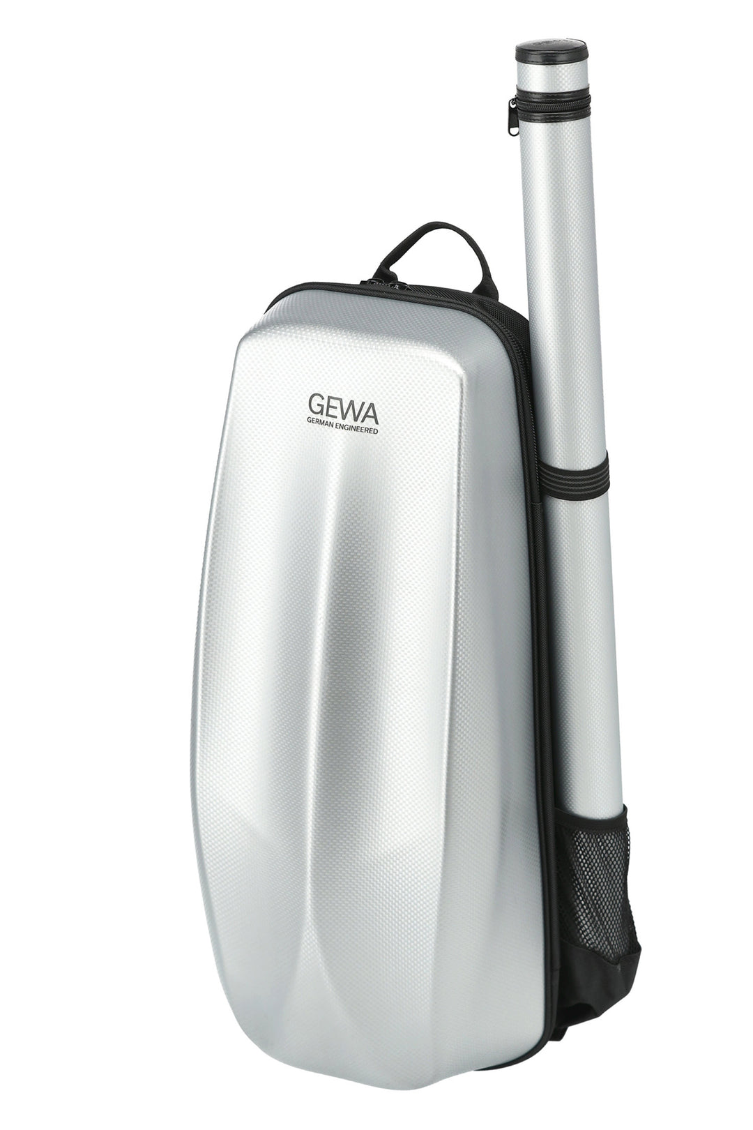 GEWA ryggsekk for Fioliner-etui Space Bag - Silver 4/4 - 3/4 (33 x 67 (med bueetui 79 ) x 19 cm)