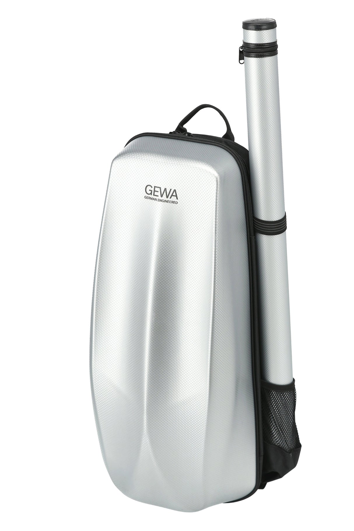 GEWA ryggsekk for Fioliner-etui Space Bag - Silver 4/4 - 3/4 (33 x 67 (med bueetui 79 ) x 19 cm)