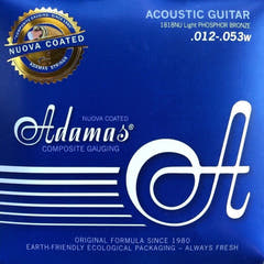 Adamas strenger til akustisk gitar Nuova phosphor bronze coated - Light .012-.053 (1818NU)