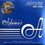 Adamas strenger for akustisk bass Nuova belagt - Sett 4-strengs med (5300NU-M)