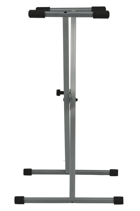 GEWA keyboardstativ, enkeltkryss, sølv