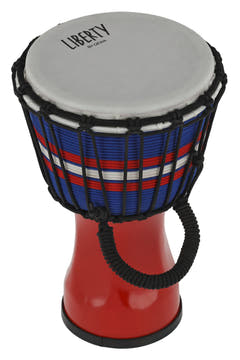 GEWA Djembe Liberty-serien tau-stemt - 7" Rød