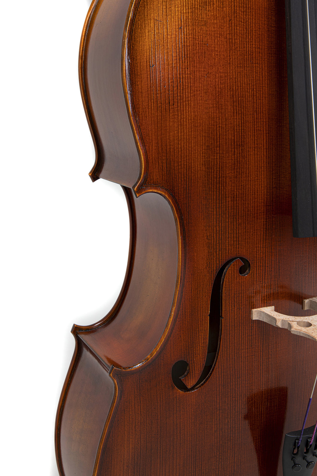 GEWA Celloer Allegro Antique - 4/4 (Klargjort med Wittner strengeholder med finstemmeskruer inkl. bag, Massaranduba-bue, Larsen Aurora-strenger)