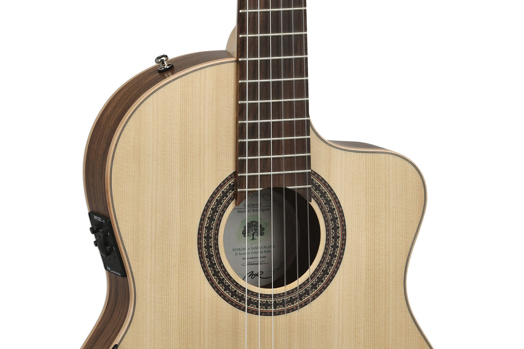 Manuel Rodriguez ECOLOGÍA-serien Samba elektroakustisk - E-akustisk Samba Plano (Cutaway)