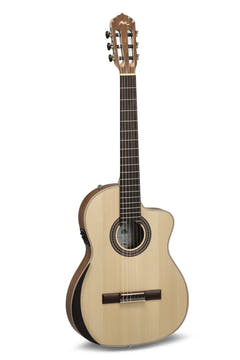 Manuel Rodriguez ECOLOGÍA-serien Samba elektroakustisk - E-Acoustic Samba Plano (cutaway, truss rod)