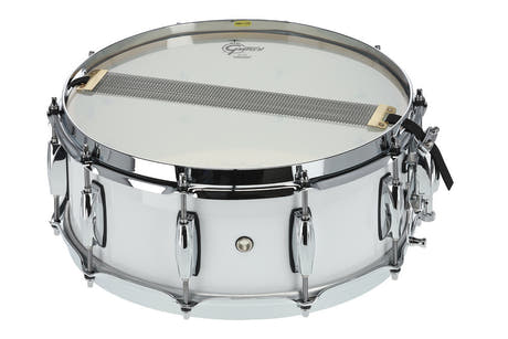 Gretsch Renown Maple skarptromme 14" x 5,5", Piano White