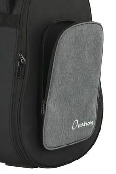 Ovation Gitarer-koffert Softcase - dyp kontur / middels dybde / super grunn (Black / Anthracite)