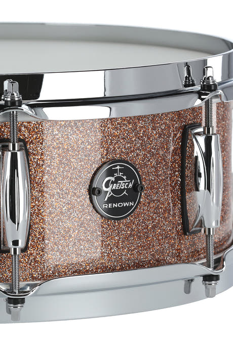 Gretsch Renown Maple skarptromme 14" x 5", Champagne Sparkle