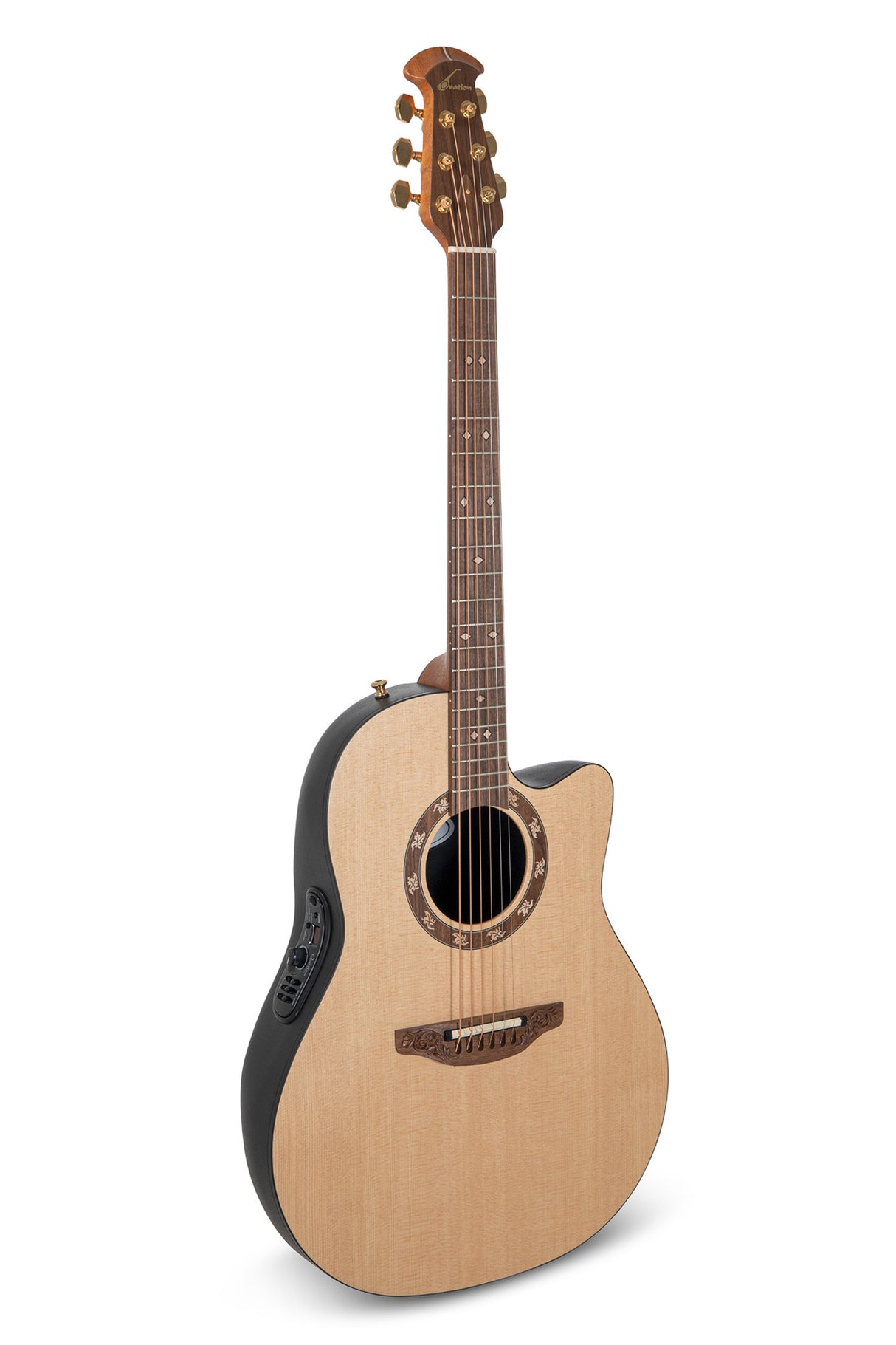 Ovation E-akustisk Gitarer Pro Series Legend USA - Natural Satin (1767-4S-G)