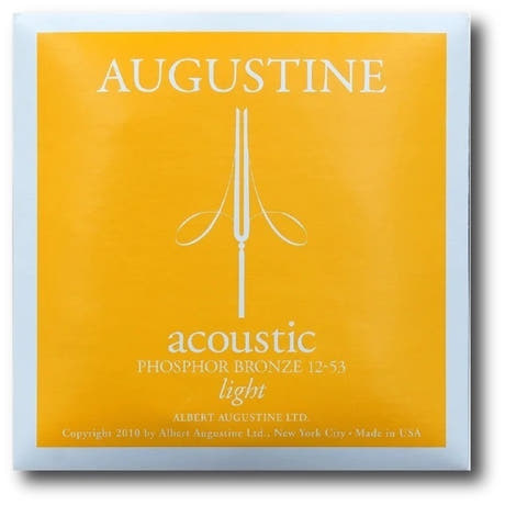 Augustine Acoustic Phosphor Bronze westernstrenger, Light 12-53
