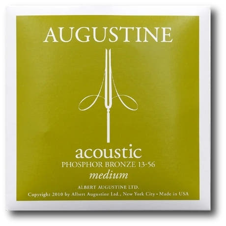 Augustine Acoustic Phosphor Bronze westernstrenger, Medium 13-56