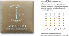 Augustine strenger for klassisk gitar Imperial Crystal Nylon medium - Sett Imperial Red (medium/medium)