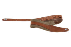 GEWA Gitarer-stropper Prestige 85 polstret sikkerhetslåser - tørr sand/brun
