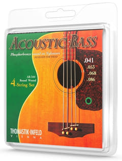 Thomastik-Infeld strenger til akustisk bass Phosphor Bronze - sett (4-strengs)