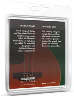 Thomastik-Infeld strenger til akustisk bass Phosphor Bronze - sett (4-strengs)