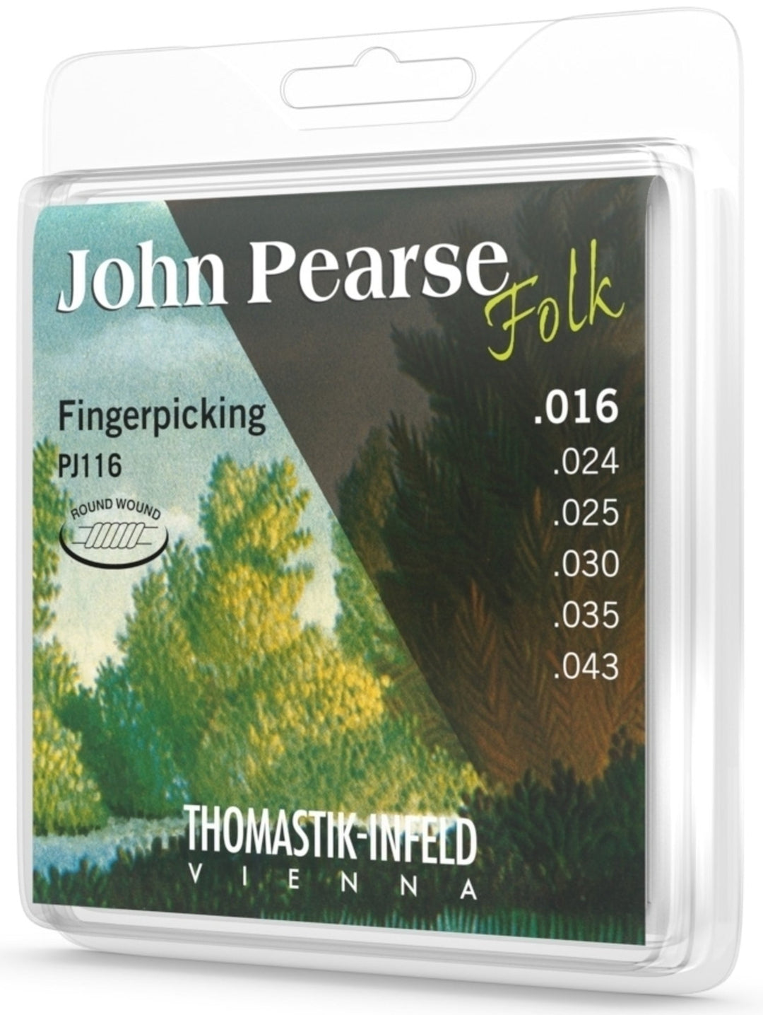 Thomastik-Infeld strenger for klassisk gitar John Pearse Folk Series Light - sett (PJ116)
