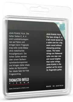 Thomastik-Infeld strenger for klassisk gitar John Pearse Folk Series Light - sett (PJ116)