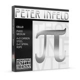 Thomastik-Infeld Celloer-strenger Peter Infeld - Sett medium 4/4 (PI400)