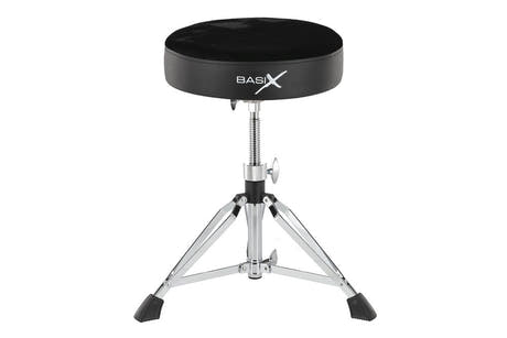 Basix DT-400 trommestol med rundt sete, 43 til 69 cm