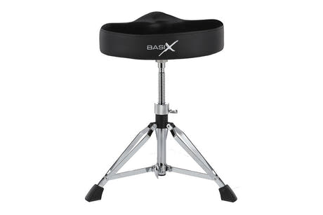 Basix DT-410 trommestol med sadelsete, 43 til 69 cm