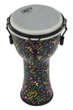 GEWA djembe Liberty Series mekanisk stemt - 8" Sprø neon