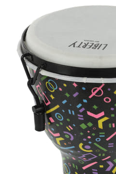 GEWA djembe Liberty Series mekanisk stemt - 8" Sprø neon