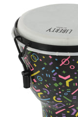 GEWA djembe Liberty Series mekanisk stemt - 8" Sprø neon